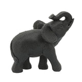 Sagebrook Home 7" Elephant Sculpture, Metallic Gold Polyresin Tabletop Figurine
