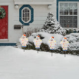 Rudolph the Red-Nosed Reindeer Bumble Pre-Lit Christmas Pathway Markers, 12", 4-Pack