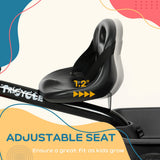 Qaba Toddler Tricycle with Adjustable Seat, Storage Basket & Safety Belt