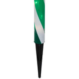 Northlight 28" Lighted Candy Cane Pathway Markers, Set of 6, Red & Green with 100 Lights