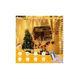 1000 LED Christmas String Lights, 330 ft, Warm White, Green Wire