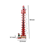 Mr. Christmas 50" Animated Santa’s Scissor Lift with 13 Multicolor LEDs & 15 Christmas Carols