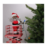 Mr. Christmas 50" Animated Santa’s Scissor Lift with 13 Multicolor LEDs & 15 Christmas Carols
