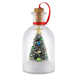 Mr. Christmas 5" Recordable Message in a Bottle with Decorated Sisal Christmas Tree