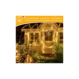 1000 LED Christmas String Lights, 330 ft, Warm White, Green Wire
