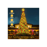 1000 LED Christmas String Lights, 330 ft, Warm White, Green Wire