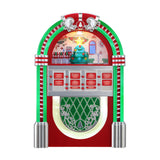 Mr. Christmas Retro Rock-O-Rama Jukebox, Red, 10.3" with LED Lights & 8 Christmas Songs