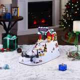 Mr. Christmas Winter Wonderland Alpine Slalom Animated Ski Slope, 15" Wide with LED Lights & 30 Songs