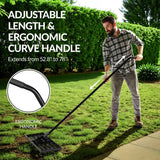 Best Choice Products Lawn Leveling Rake, 30" x 10" Steel Head with Adjustable 52.8"–78" Handle