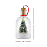 Mr. Christmas 5" Recordable Message in a Bottle with Decorated Sisal Christmas Tree