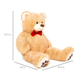 Best Choice Products 35" Giant Plush Teddy Bear, Brown with Bow Tie & Paw-Print Feet