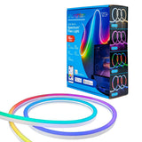 Enbrighten VIBE 16.4ft Smart LED Neon Rope Light, RGBWIC Color Changing with Tunable White