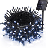 52.3 ft Solar String Lights, 160 LED Outdoor Fairy Lights with 8 Modes
