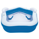H2OGO! Family Fun Inflatable Kiddie Pool – Large Family Lounge Pool