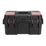 Hyper Tough 16-Inch Heavy-Duty Toolbox with Small Parts Organizer & Padlock Security