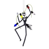 Hallmark Disney Tim Burton's The Nightmare Before Christmas Jack Skellington with String Lights Christmas Ornament