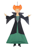 Disney Hocus Pocus Winifred 36" Posable Hanging Figure, Licensed Halloween Decor