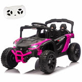 24V Kids Electric Ride-On UTV with Parent Remote, Dual 80W Motors, Suspension and Bluetooth