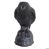 Head Turning Raven with Sound Halloween Decor, Animated Motion Prop