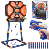 Carsky Electronic Scoring Foam Dart Target Game with Blaster, Auto-Reset Target Board and Stand