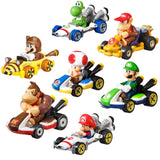 Hot Wheels Mario Kart Die-Cast Character Cars, 7-Pack