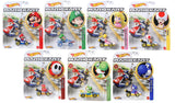 Hot Wheels Mario Kart Die-Cast Character Cars, 7-Piece Set