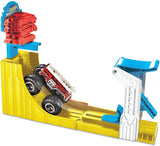 Hot Wheels Monster Trucks Big Air Breakout – 5 Alarm, Slam Launcher & 4 Crushable Cars