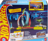 Hot Wheels Neon Speeders Laser Stunt Slamway Track Set
