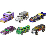 6-Car Hot Wheels Pop Culture DC Batman ’66 1:64 Die-Cast Set – Real Riders Tires