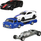 Hot Wheels Premium Jay Leno’s Garage Collector Set – 3 Cars & Mercedes-Benz Transporter