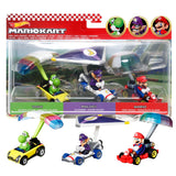 3-Car Hot Wheels Super Mario Character Collection – 1:64 Toy Vehicles, Styles May Vary