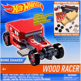 Hot Wheels Wood Racers Bone Shaker – Paintable Wooden Race Car Craft Set