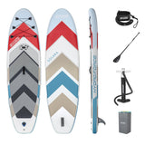 Hydro-Force Solara 10' Inflatable Stand Up Paddle Board Set with Paddle, Pump, Backpack & Leash