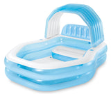 Intex Swim Center Sun Shade Family Inflatable Pool, 90" x 75" x 53" Family Splash Pool