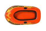 Intex Explorer 200 Inflatable Raft Boat for 2 People, Portable PVC Rowing Boat