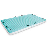 Intex Floating Water Lounge Teal & White Large Pool Float, 122” x 72” x 7”