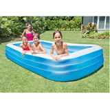 Intex Swim Center Family Lounge Pool, 120" x 72" x 22" Inflatable Family Swimming Pool