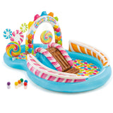 Intex Candy Zone Inflatable Play Center with Water Slide, Sprayer & Games