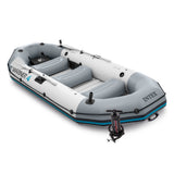 Intex Mariner 4 Inflatable Boat Set, 4-Person Fishing and Recreational Boat