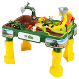 John Deere 2-in-1 Farm Sand & Water Play Table – Tractors, Animals & Removable Basins