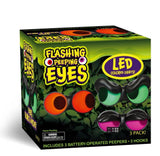 3-Pack Animated Peeping Eyes Halloween Lights, Flashing LED with Timer