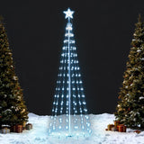 6 ft Animated Cone Christmas Tree Yard Light with Up to 280 LEDs, 8 Lighting Modes