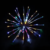 16" Multicolor LED Christmas Spritzer with 80 Twinkling and Steady Lights