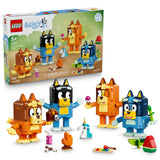 LEGO Bluey Brick-Built Heeler Family – 466 Pieces, 4 Customizable Figures & Accessories, Ages 5+