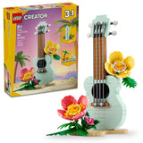 LEGO Creator 3 in 1 Tropical Ukulele Building Set 31156, 387 Pieces Build & Display Set