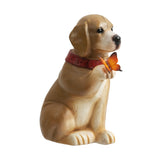 Mainstays 11.1" H Resin Dog Garden Statue with Butterfly, Outdoor Dog Sculpture