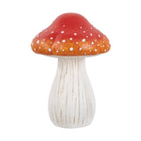 Mainstays 19" H Resin Mushroom Garden Statue, Hand-Painted Outdoor Cottagecore Décor