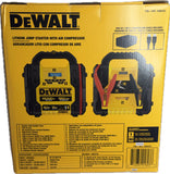 DeWalt 2000 Peak Amp Jump Starter with Air Compressor & USB-C Power Bank – 120 PSI Portable Battery Booster