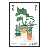 Mainstays Picture Frame – Black Flat Profile Wall Picture Frame with Plastic Front