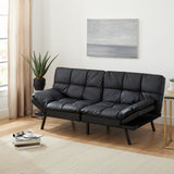 Memory Foam Futon Sofa Bed Couch Sleeper Convertible Foldable Loveseat